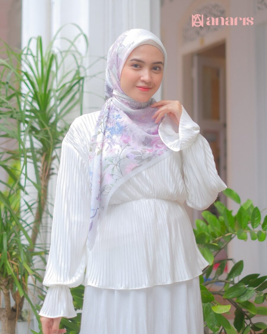 Viorie Series Soft Grey Syar'i - Gambar 2