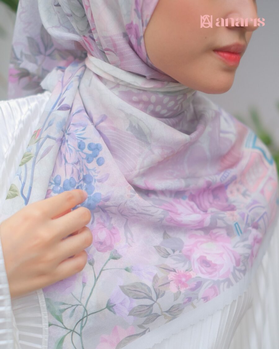 Viorie Series Soft Grey Syar'i - Gambar 3