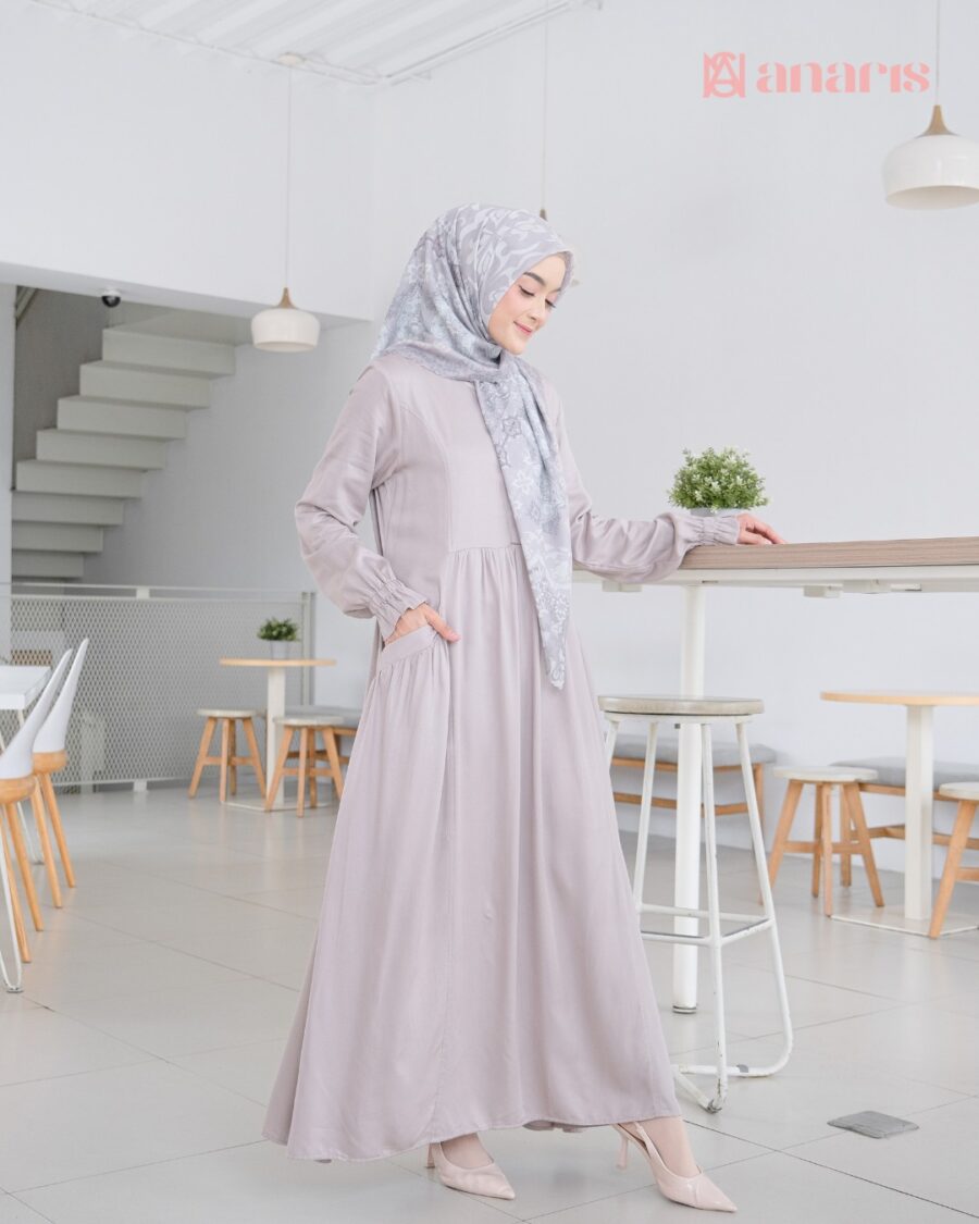 Kana Dress Series Grey - Gambar 2