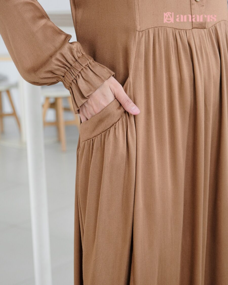 Kana Dress Series Brown - Gambar 3