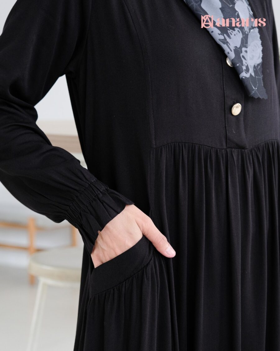 Kana Dress Series Black - Gambar 2
