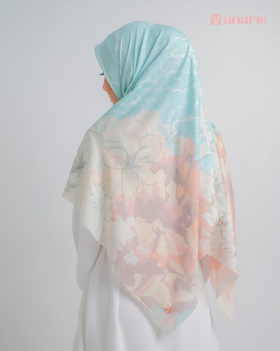 Ivana Series A01 Sky Blue Syar'i - Gambar 2