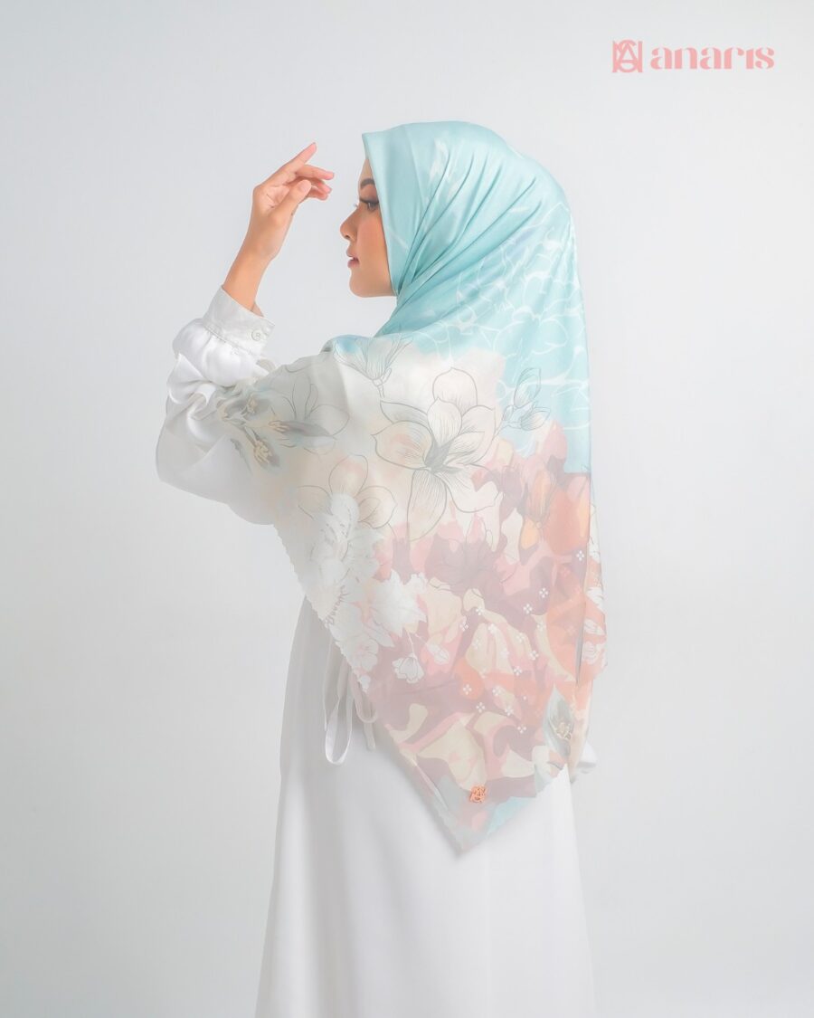 Ivana Series A01 Sky Blue Syar'i - Gambar 3