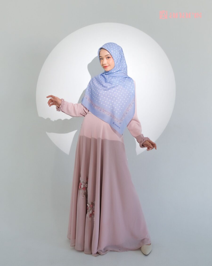 Kagumi Series Nila Blue Syar'i - Gambar 3