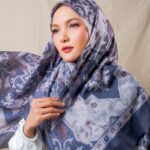 Zara Series Z010 Grey Purple Syar'i