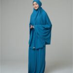Mukena 2in1 Travela Series Marlin Blue AnarisXAnima - Gambar 3