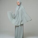 Mukena 2in1 Travela Series Soft Green AnarisXAnima - Gambar 4