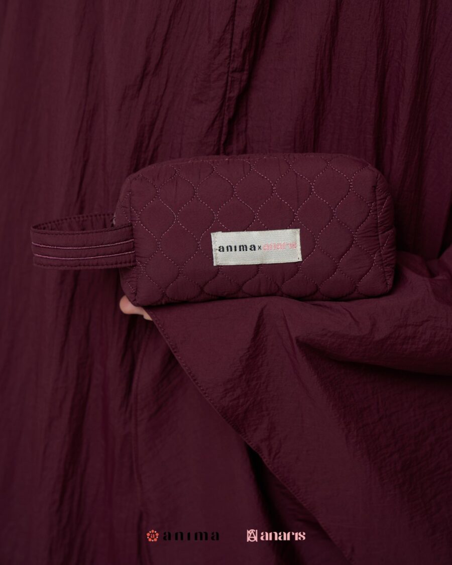 Mukena 2in1 Travela Series Prune AnarisXAnima - Gambar 6