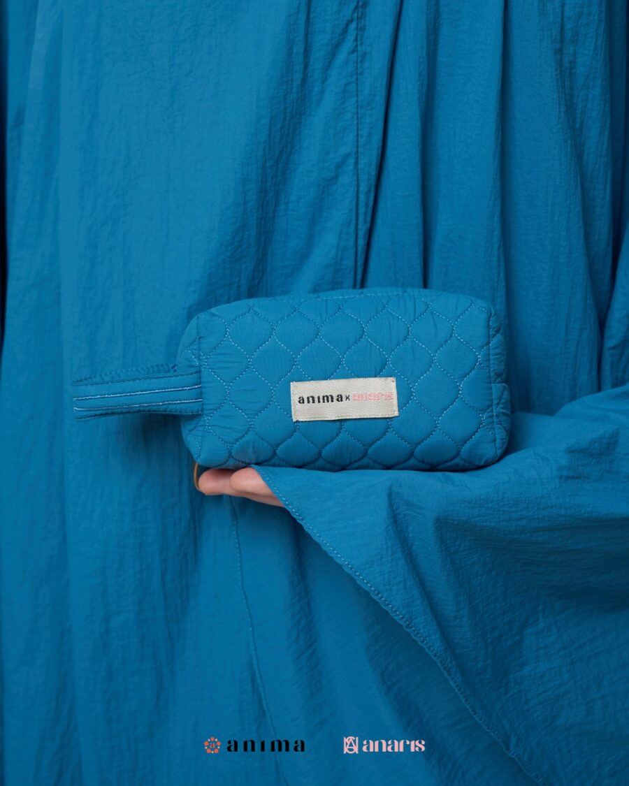 Mukena 2in1 Travela Series Marlin Blue AnarisXAnima - Gambar 6