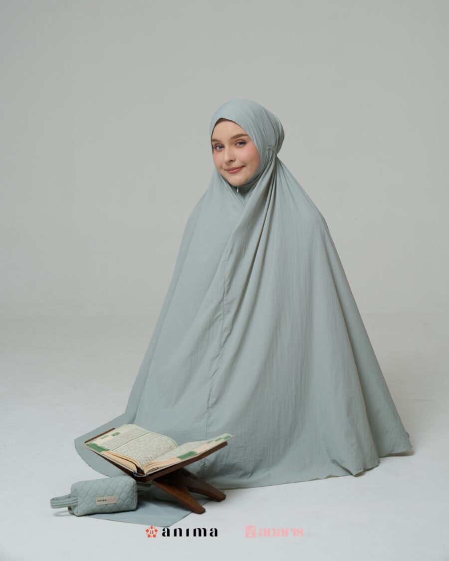 Mukena 2in1 Travela Series Soft Green AnarisXAnima