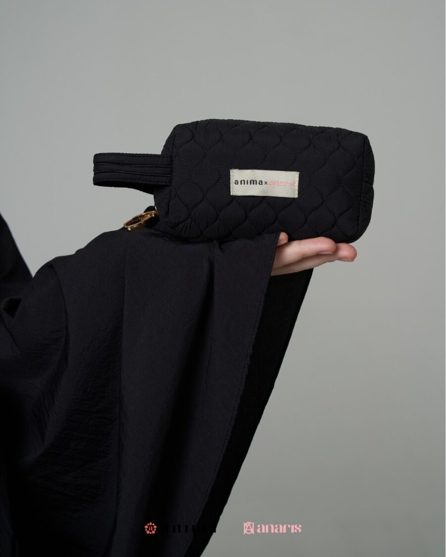 Mukena 2in1 Travela Series Black AnarisXAnima - Gambar 6
