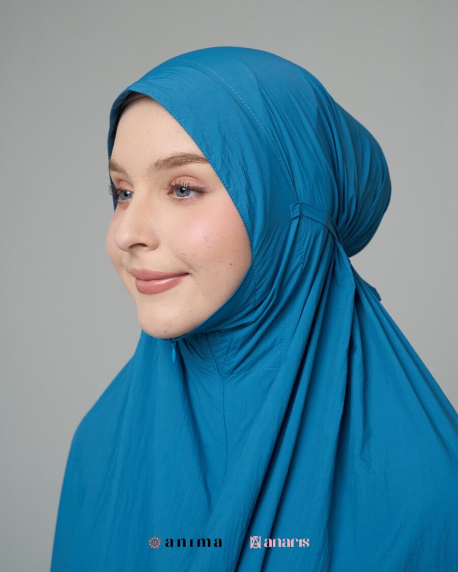 Mukena 2in1 Travela Series Marlin Blue AnarisXAnima