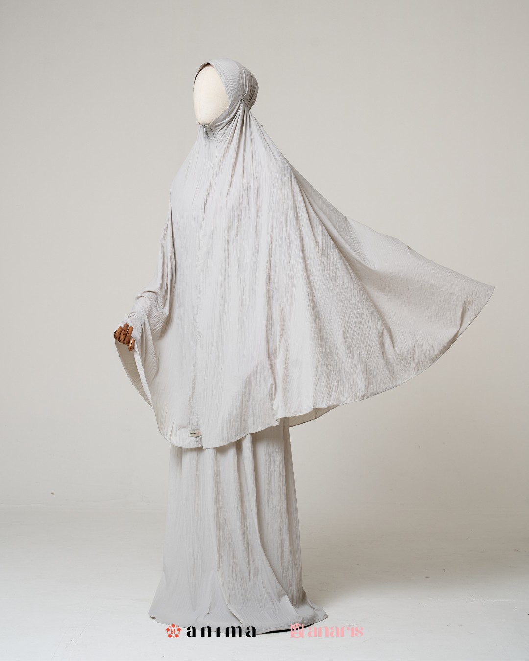 Mukena 2in1 Travela Series Oat AnimaxAnaris - Gambar 4