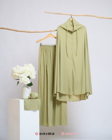 Mukena 2in1 Travela Series Avocado AnimaxAnaris