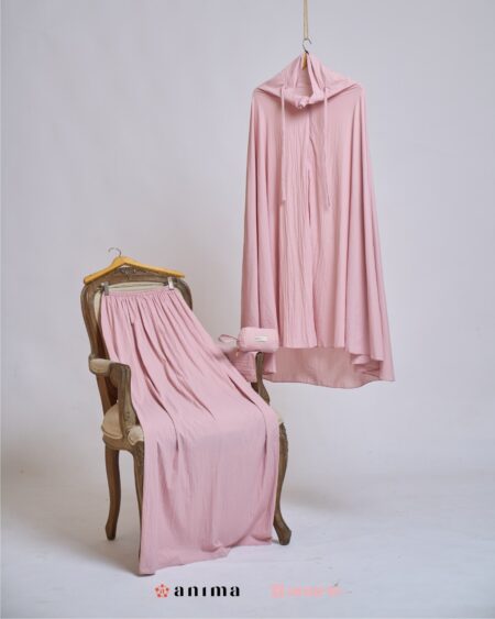 Mukena 2in1 Travela series Baby Pink AnimaxAnaris