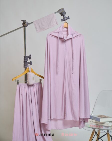 Mukena 2in1 Travela Series Light Purple AnimaxAnaris