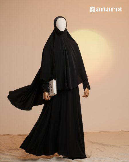 Yasmin Abaya Dress Series Black