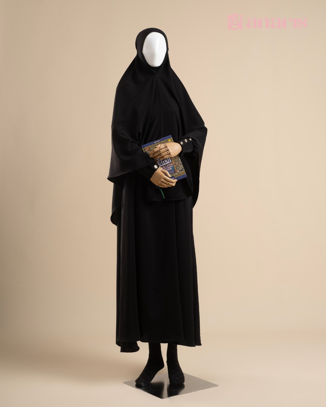 Yuna Abaya Oneset series Black - Gambar 4
