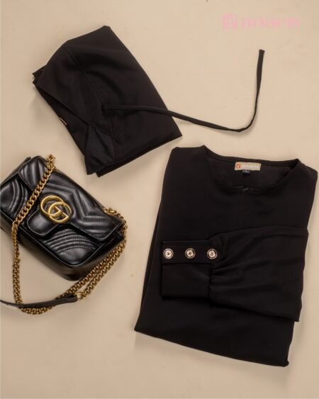 Yuna Abaya Dress Series Black