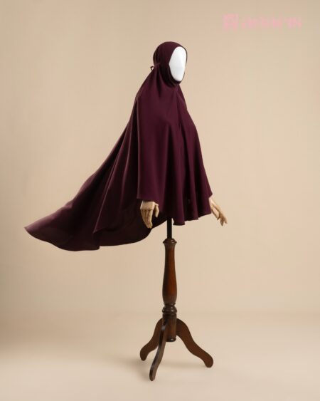 Yuna Khimar Series Plum