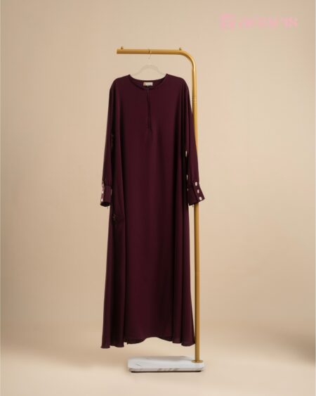 Yuna Abaya Dress Series Plum